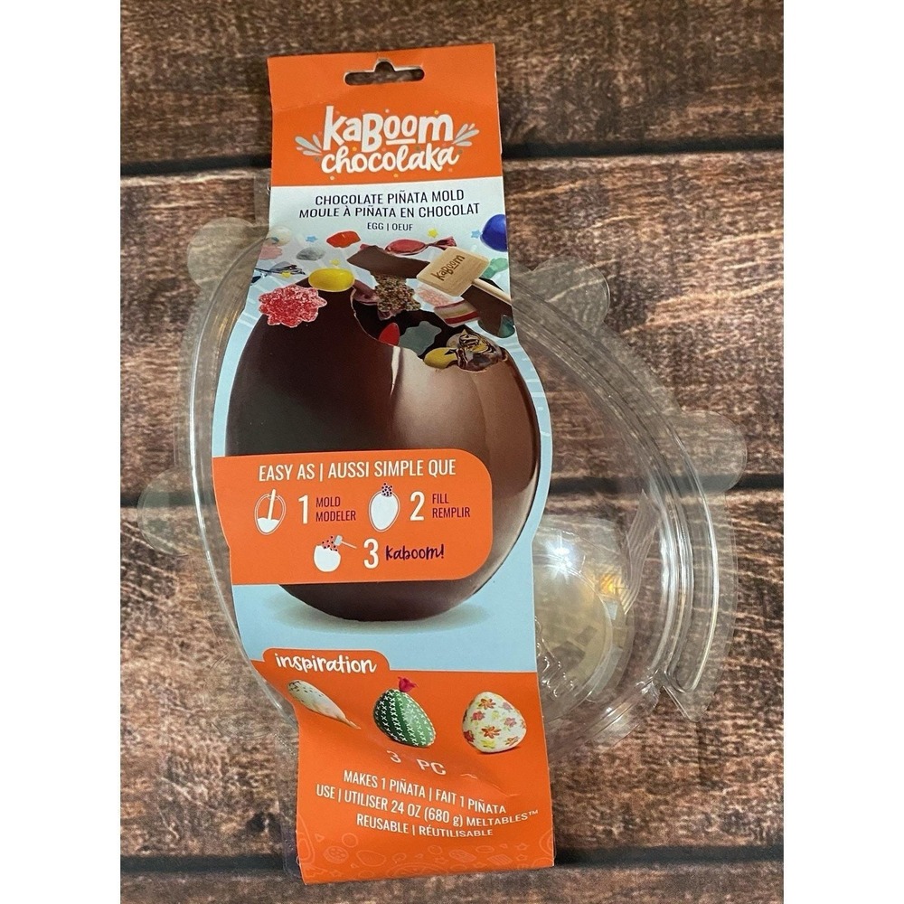 Kaboom Chocolaka Chocolate Piñata Mold (Egg) Plastic New